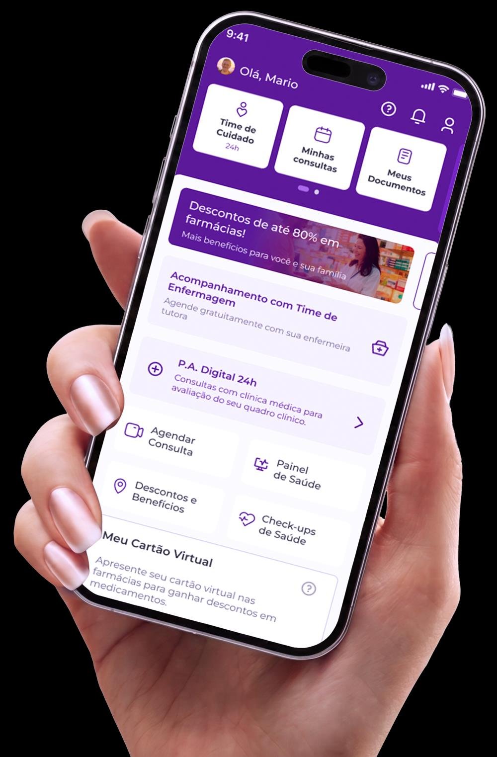 App Clude no celular